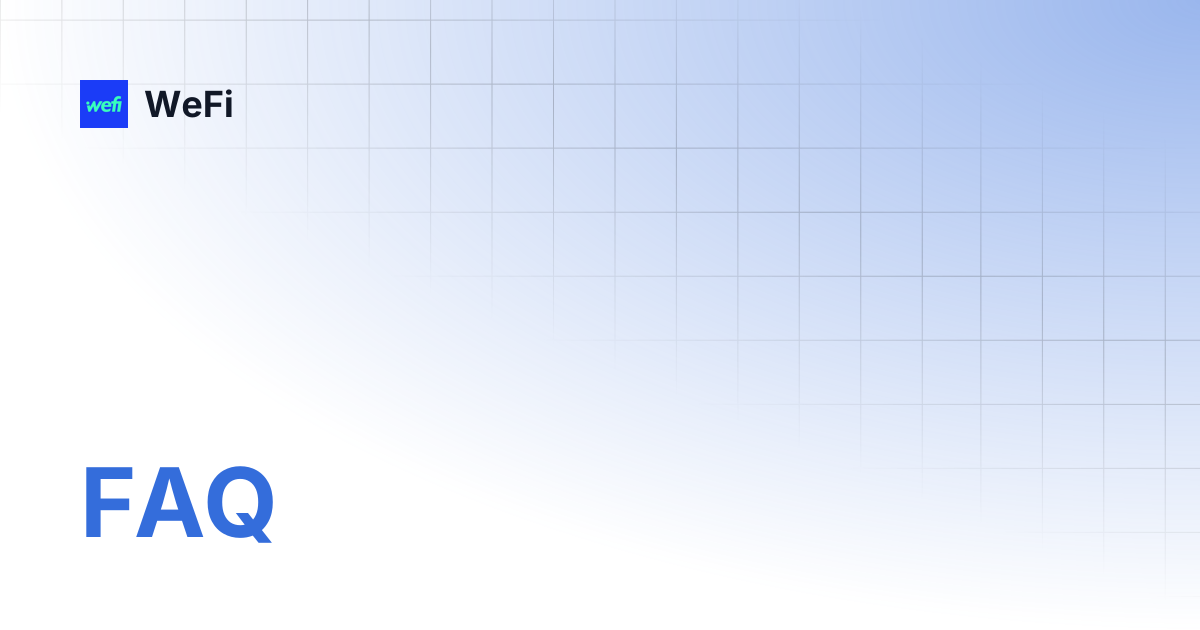 FAQ | WeFi